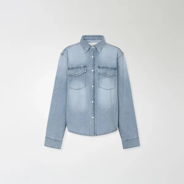 Barrel denim shirt