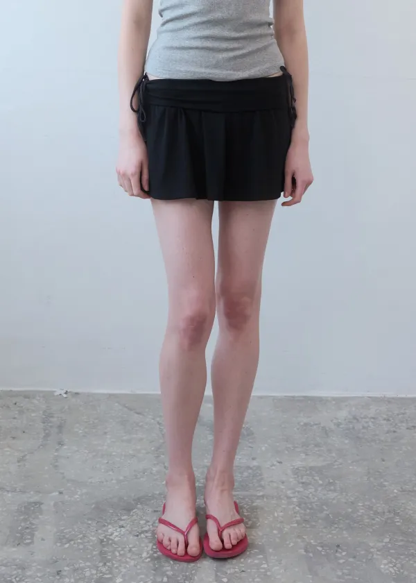Foldover Skirt Shorts_3Color