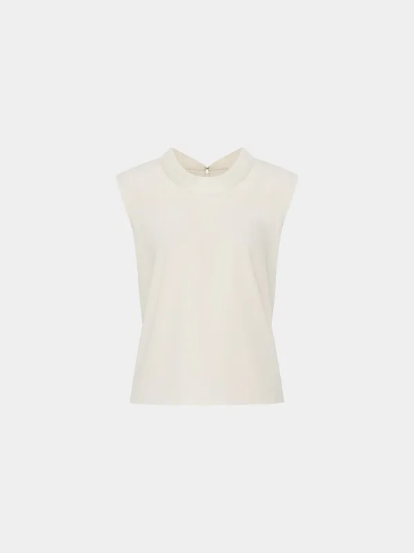 Berne folded cowl neck BL