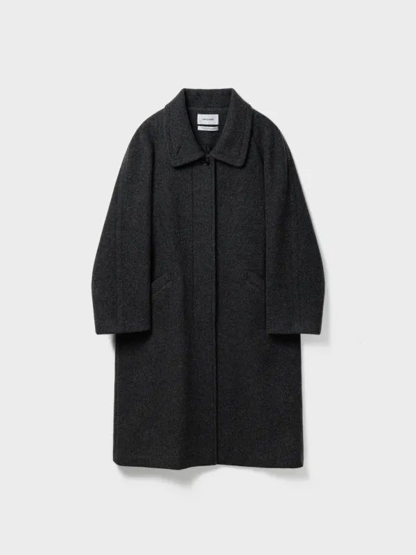 Cashmere Blend Raglan-Sleeve Mac Coat_Grey