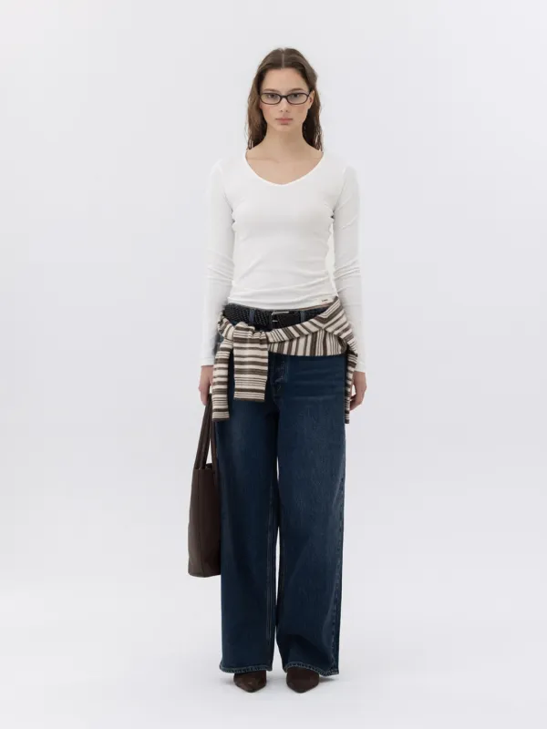 THE BELLA BAGGY JEANS (DEEP BLUE)