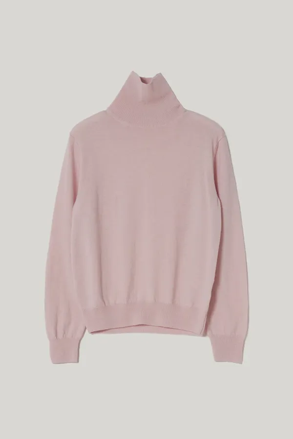 Finley turtle neck sweater (Pink)