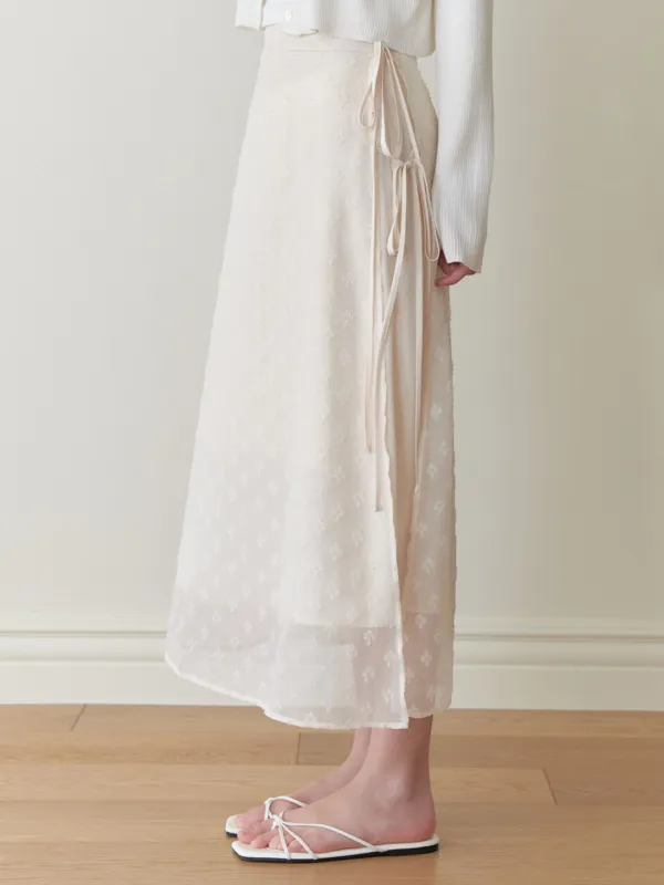 Cotta layered skirt (cream)