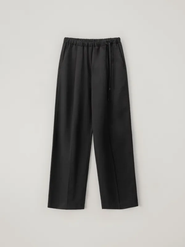 Polished banding slacks (black)