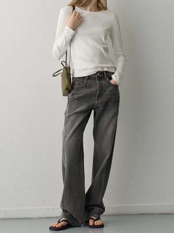 뉴 클래식 데님_dark grey