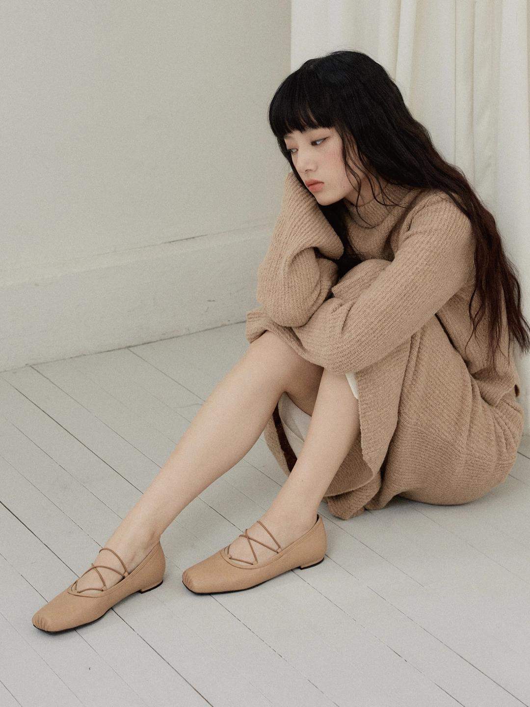 러브듀이 BALLET strap flat / 베이지 상품 이미지 2