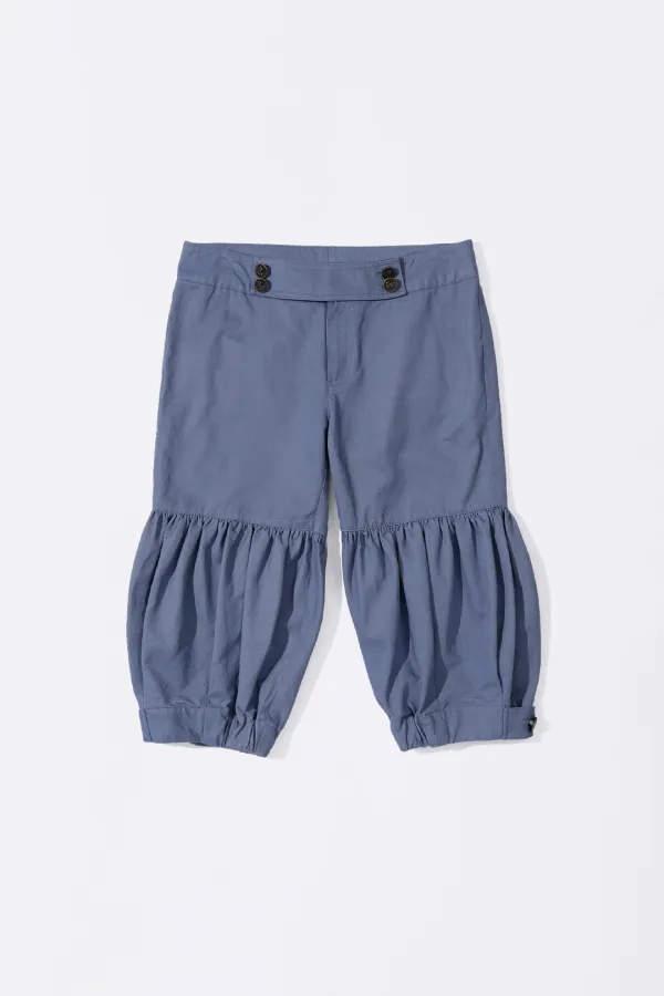 Balloon Capri Pants Blue