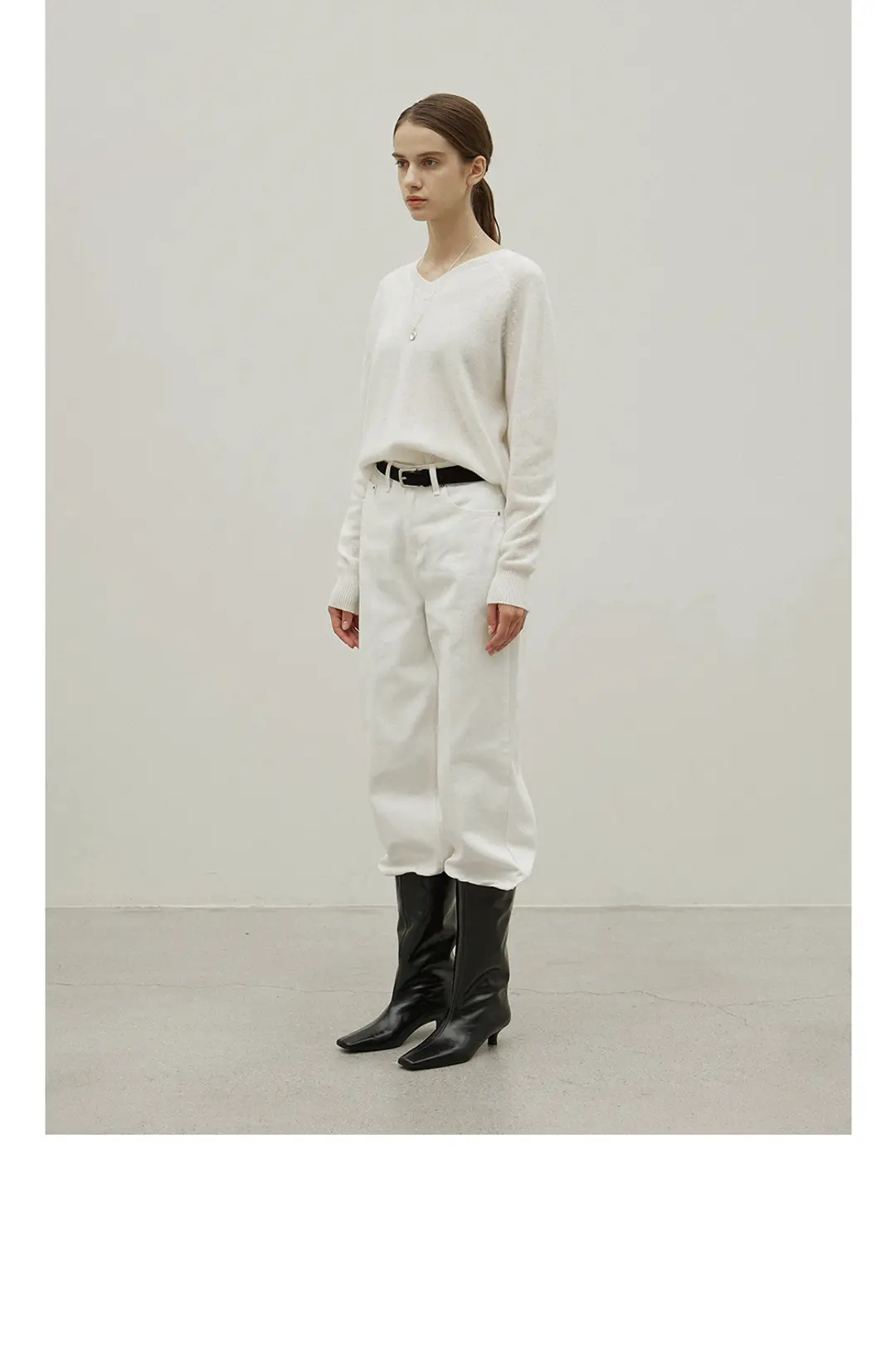 오브오브 Ivan loose wool knit_ivory 상품 이미지 2
