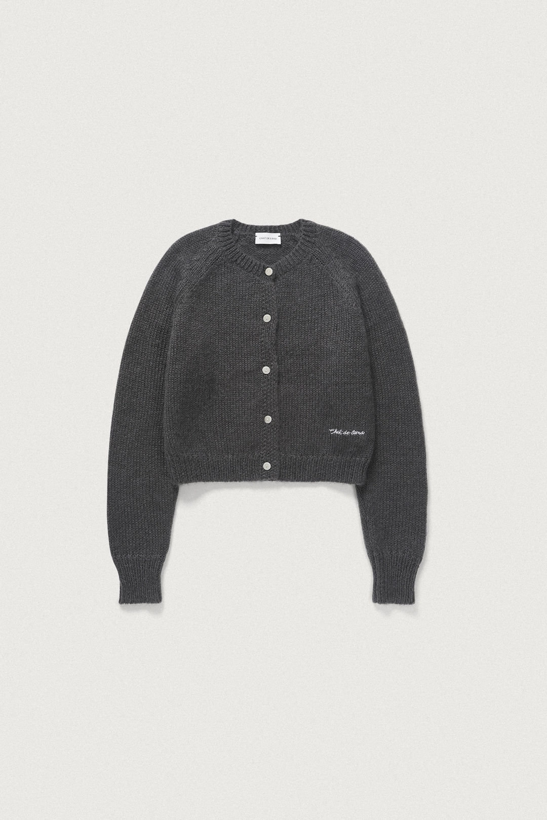 샤드라마 SWEET MOHAIR CARDIGAN [CHARCOAL GRAY] 상품 이미지 1