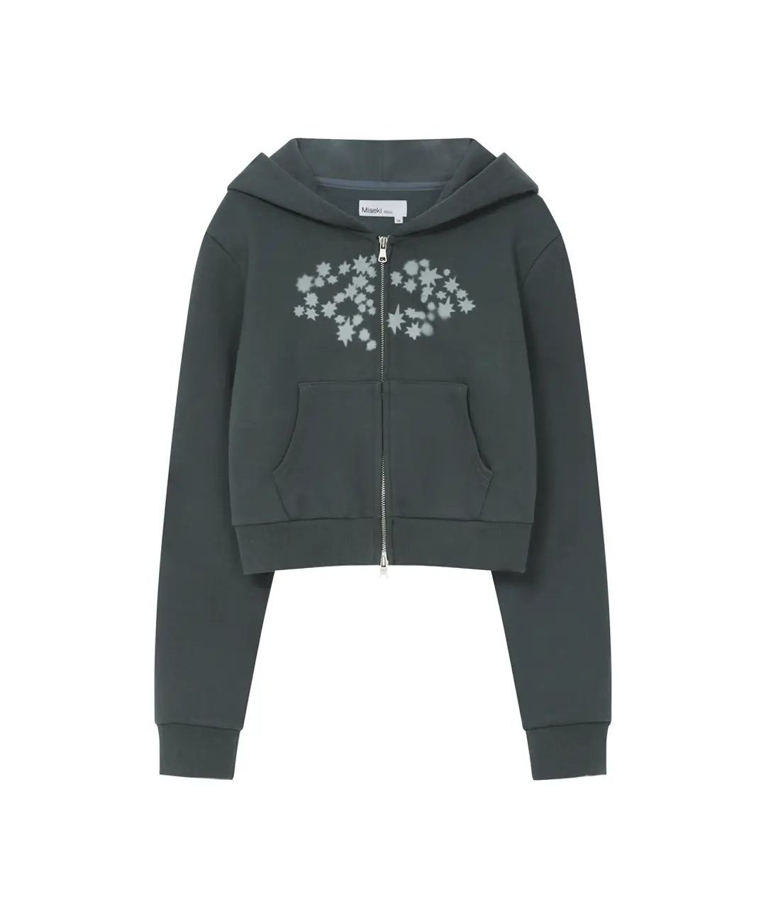 미세키서울 Midnight star zip-up hoodie CHARCOAL 상품 이미지 1