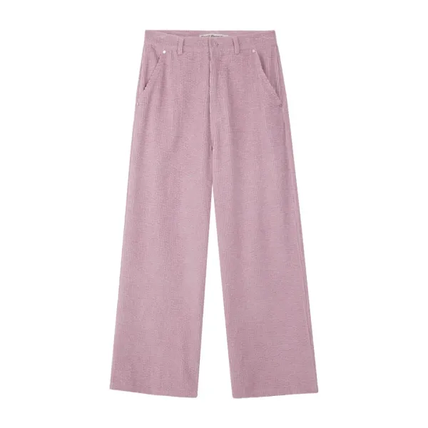 LOGO CORDUROY PANTS - PINK
