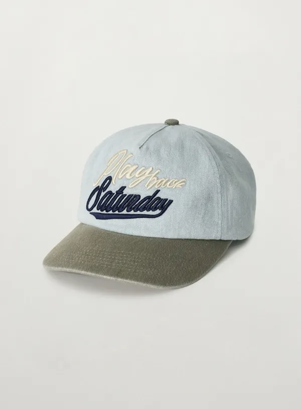 [RIIZE\'s Pick] 90s Playback Contrast Ball Cap - Khaki