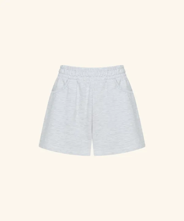 Lian Cotton Shorts ( White Melange )