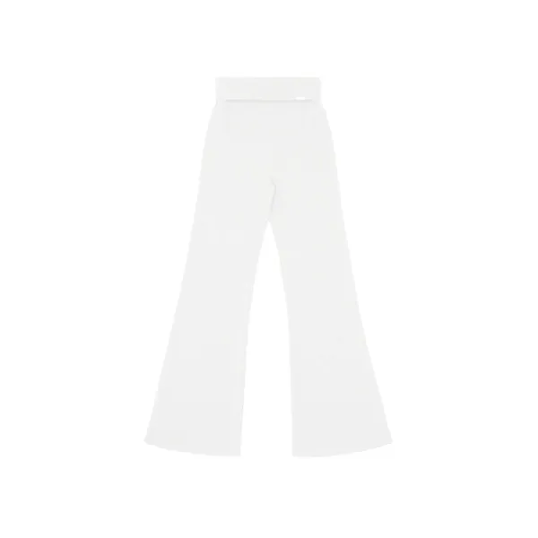 Ribbed Bootcut Leggings (cloud white)