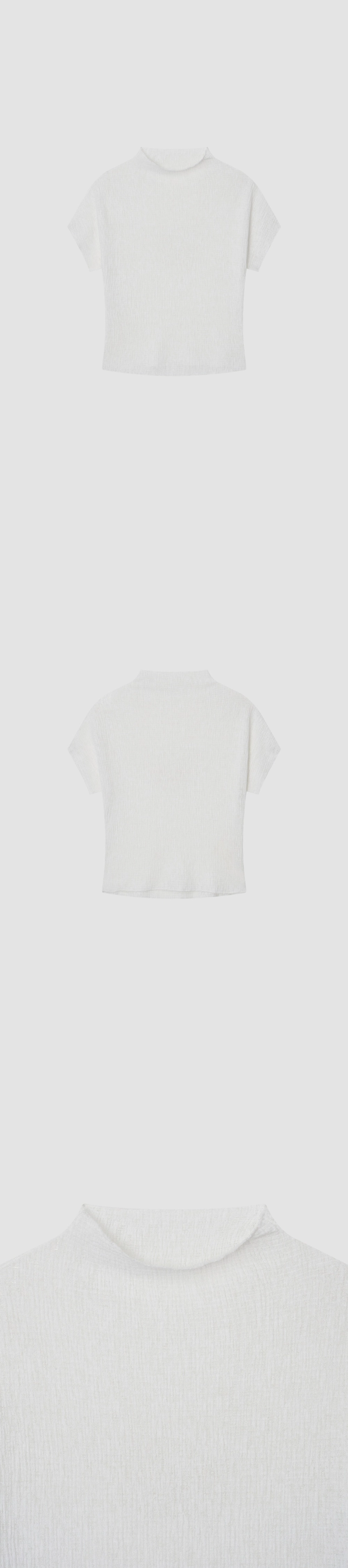 더릴 [3rd] Wavy Linen Tee_Ivory 상품 이미지 1