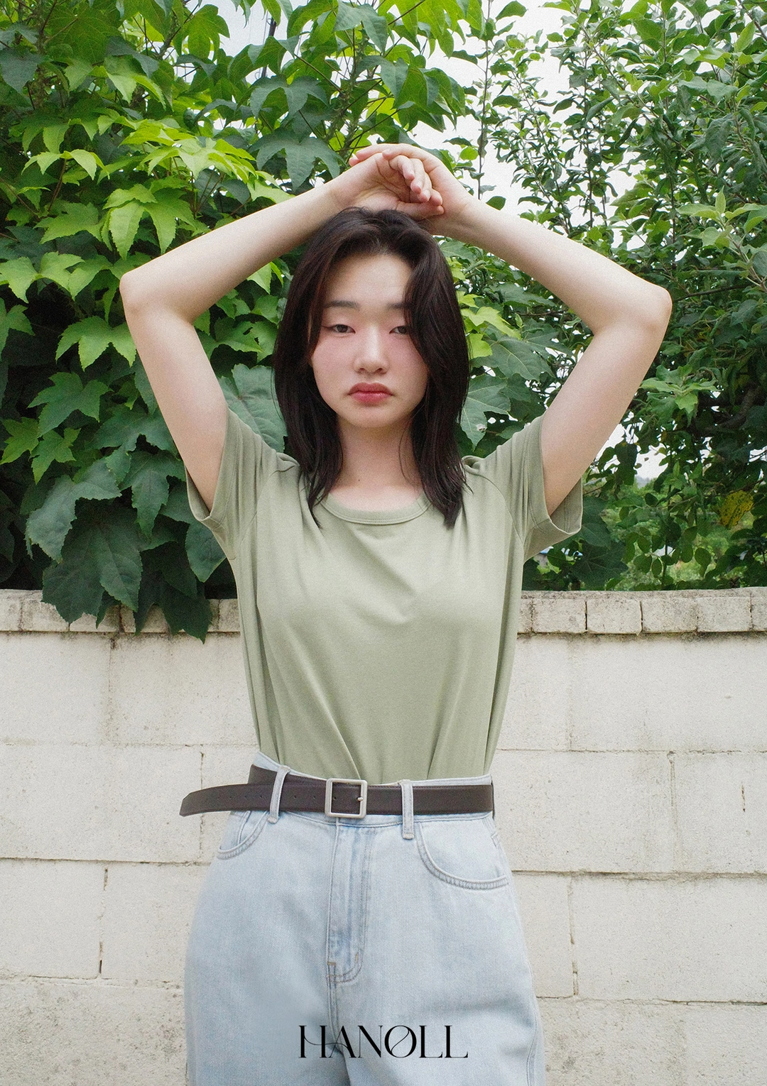 한올 Salt Tee (Khaki) 상품 이미지 2