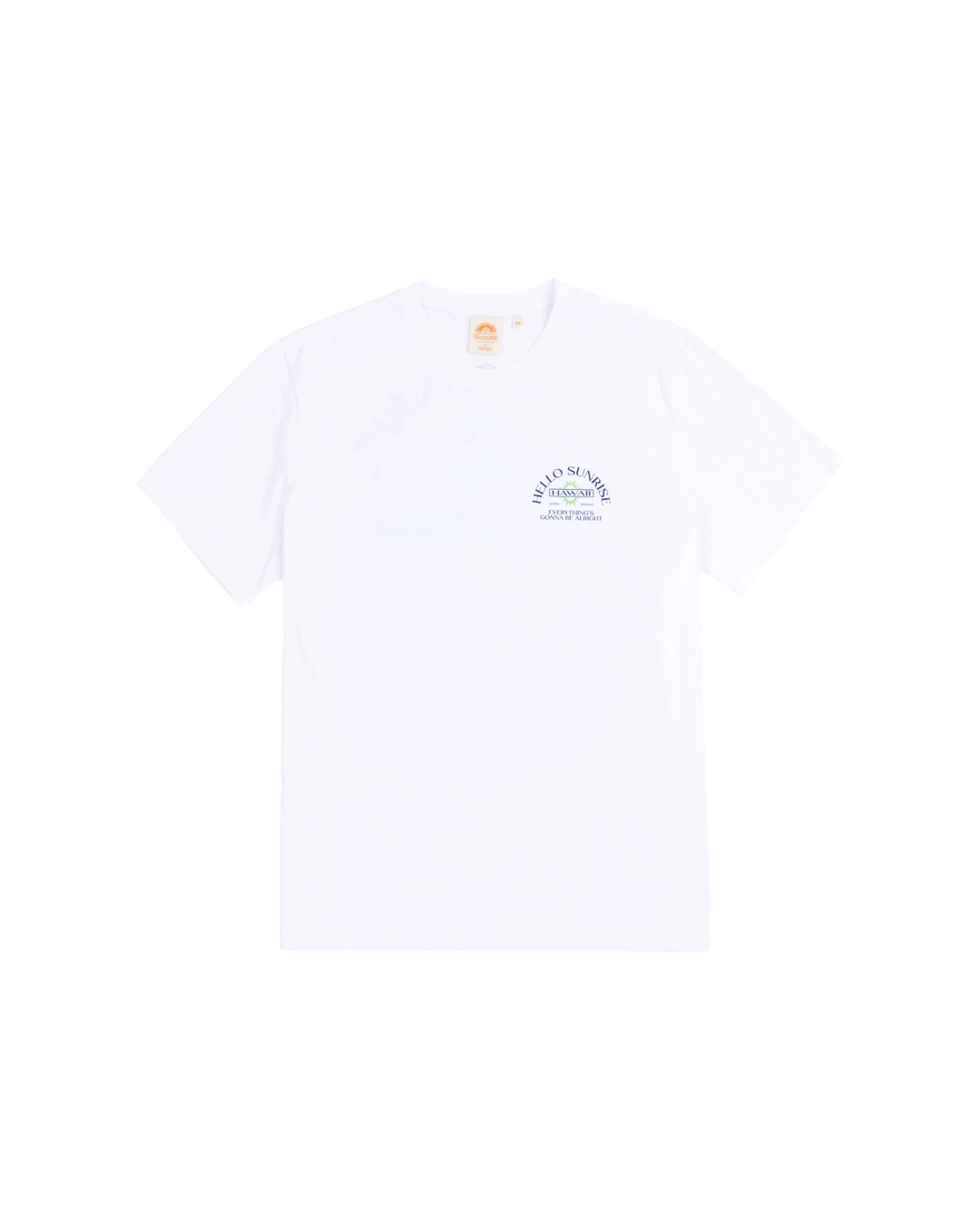 헬로선라이즈 HAWAII Arch Logo Tee_White 상품 이미지 2