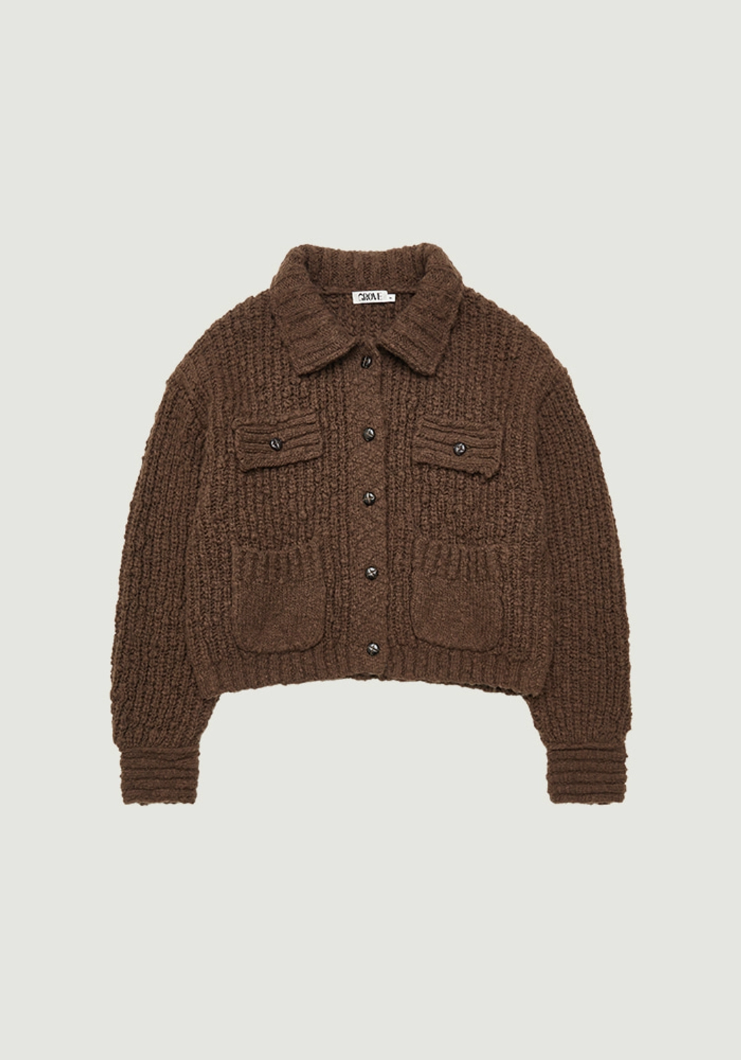 그로브 AURORA COLLAR KNIT JACKET 상품 이미지 3