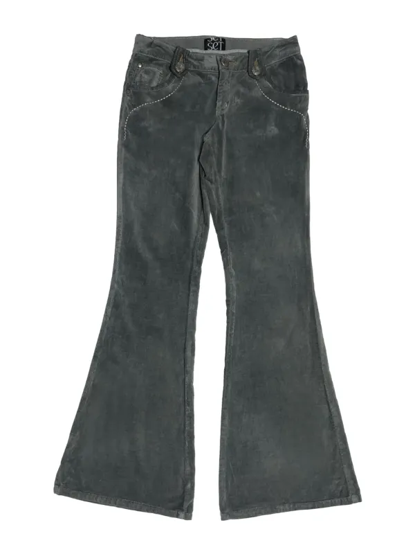 MOONLIGHT VINTAGE WESTERN FLARE PANTS
