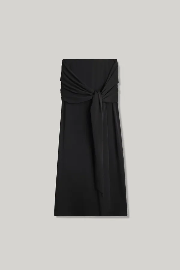 Belen Shirring Long Skirt