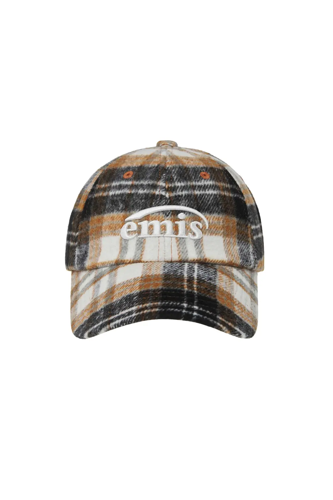 이미스 MULTI COLOR CHECK BALL CAP-ORANGE 상품 이미지 3