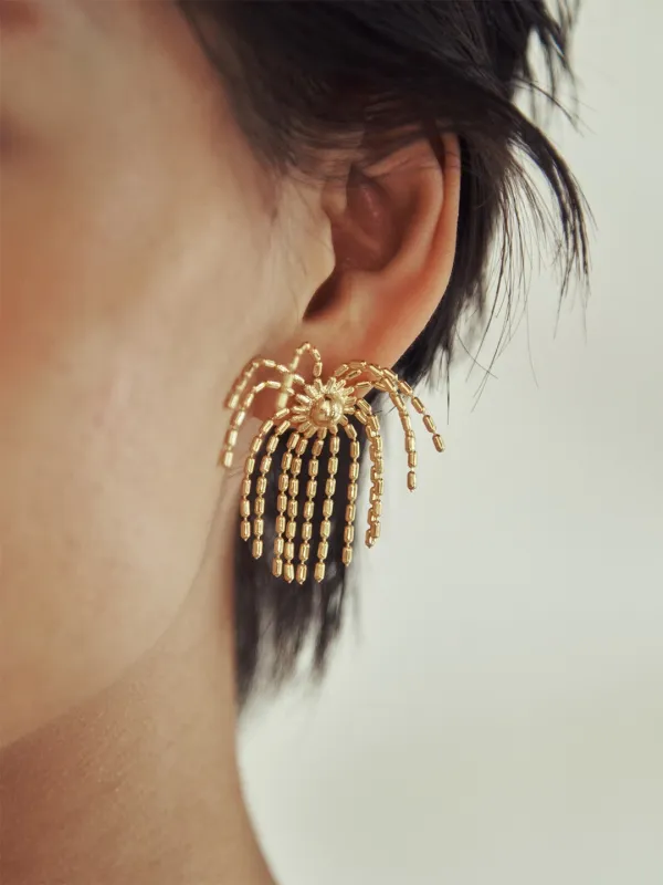 HANABI EARRINGS_GOLD
