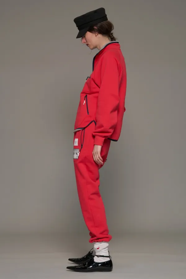 FW26 RED REVERSIBLE SWEAT PANTS