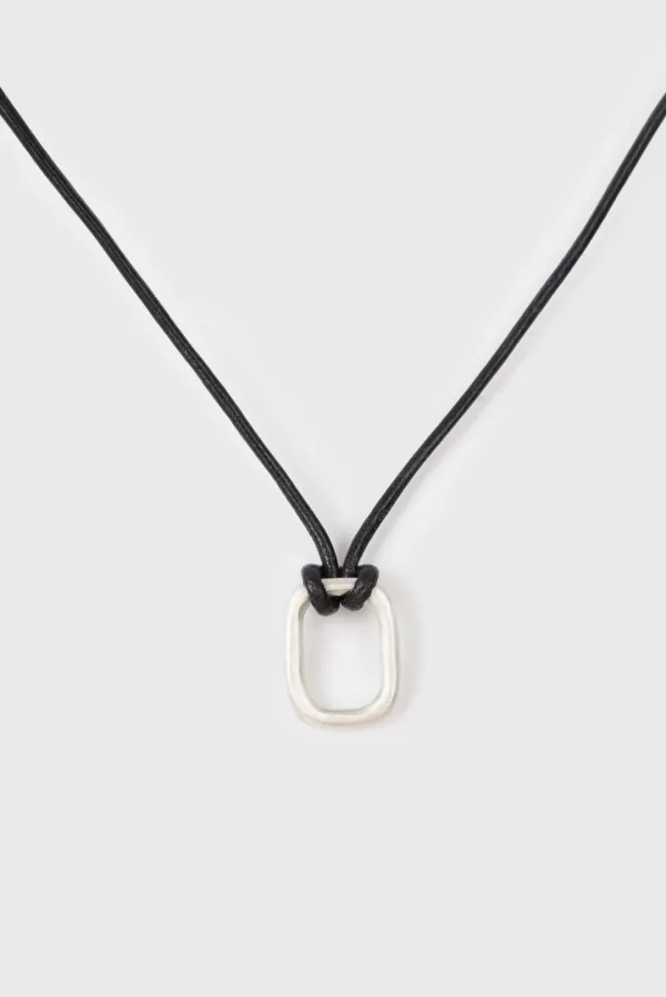 Leather Knotted Necklace
