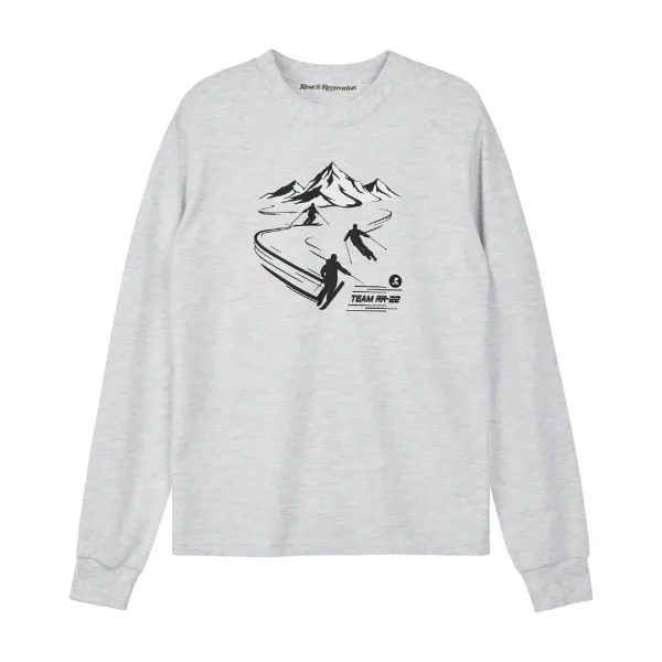 22 TEAM GRAPHIC LONG SLEEVE T-SHIRT - GREY