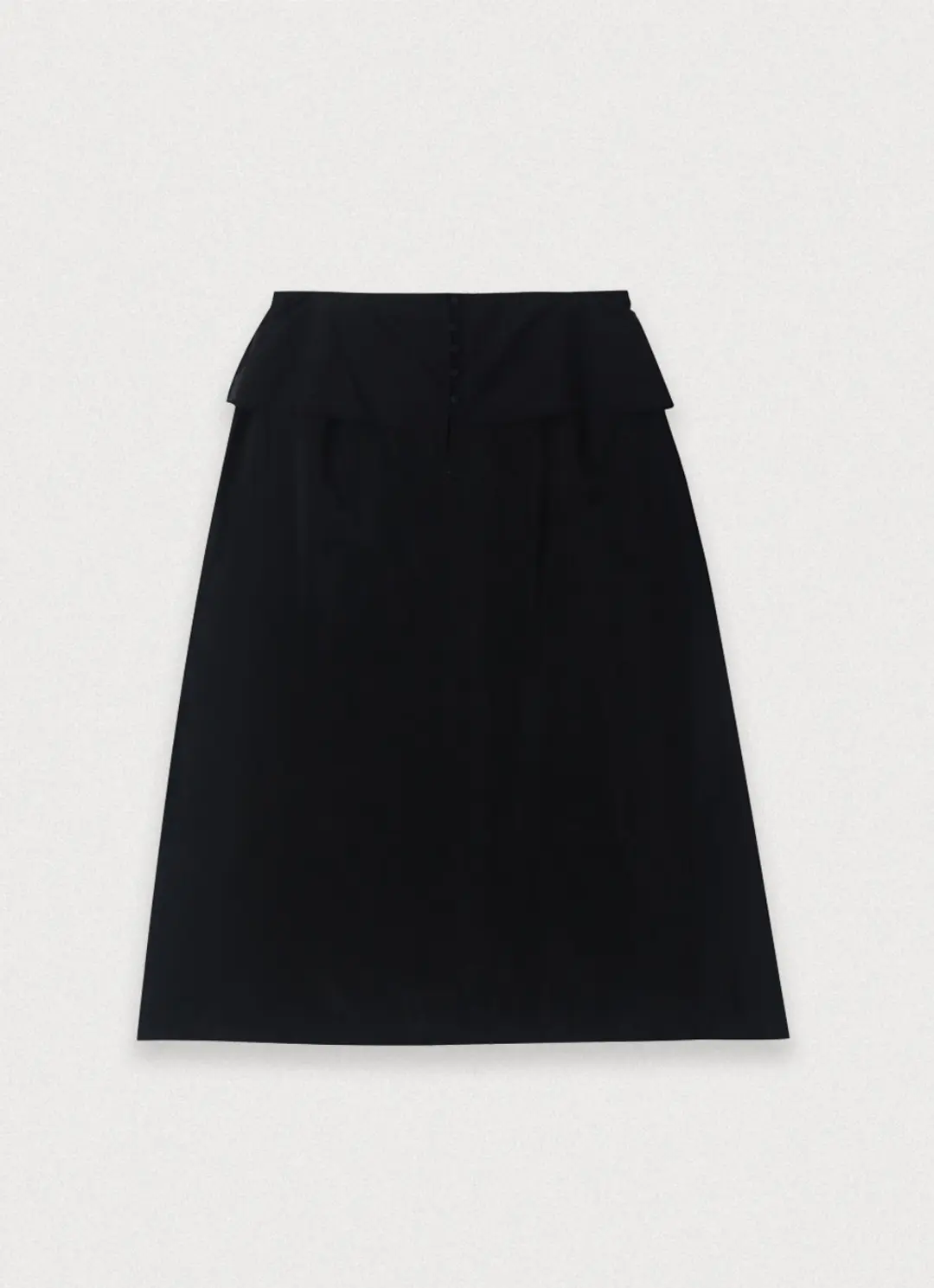 포에토 GLEAM LAYERED SKIRT - BLACK 상품 이미지 1