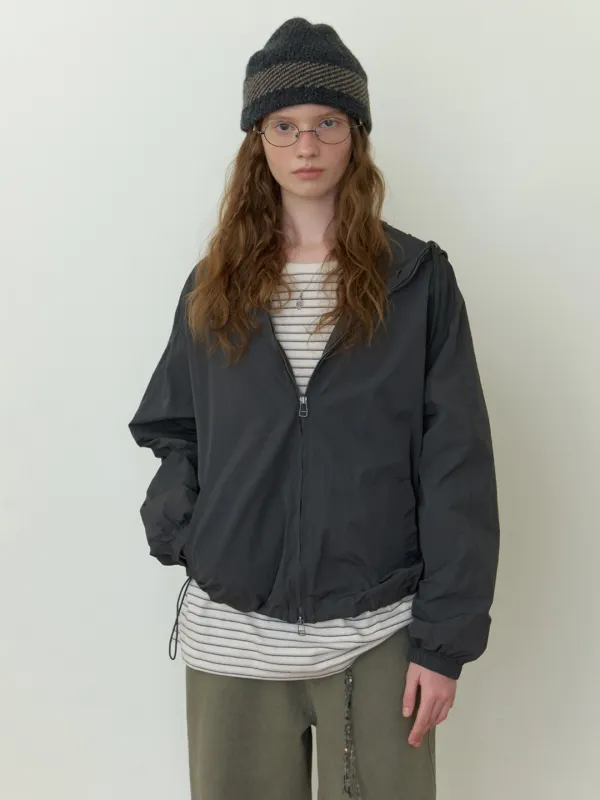 Mull hoodie jacket (charcoal)