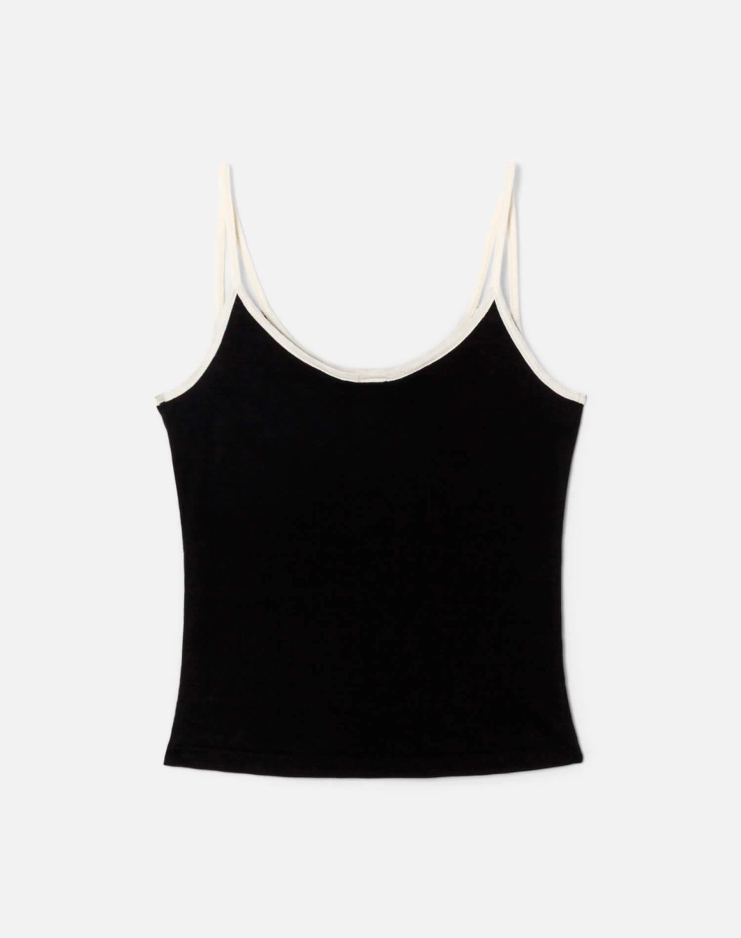 리던 Hanes Gemini Tank - Black with Vintage White 상품 이미지 3