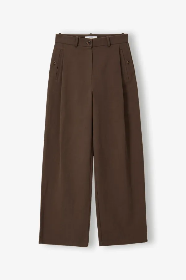 Tuckline Pants (Brown)