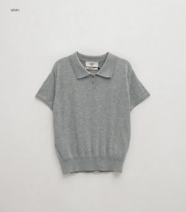 (T-7019)ESSENTIAL WOOLCY COLLAR KNIT