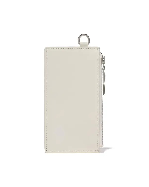 LEATHER CARD HOLDER_WHITE