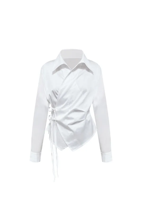 HALO WRAP SHIRT / WHITE