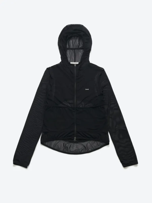 MESH ZIP-UP HOODIE