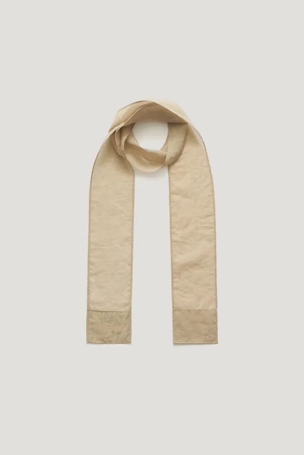 TOVA SHEER EMBROIDERED SCARF_BEIGE / ₩49,000 ->  ₩44,100 (10%)