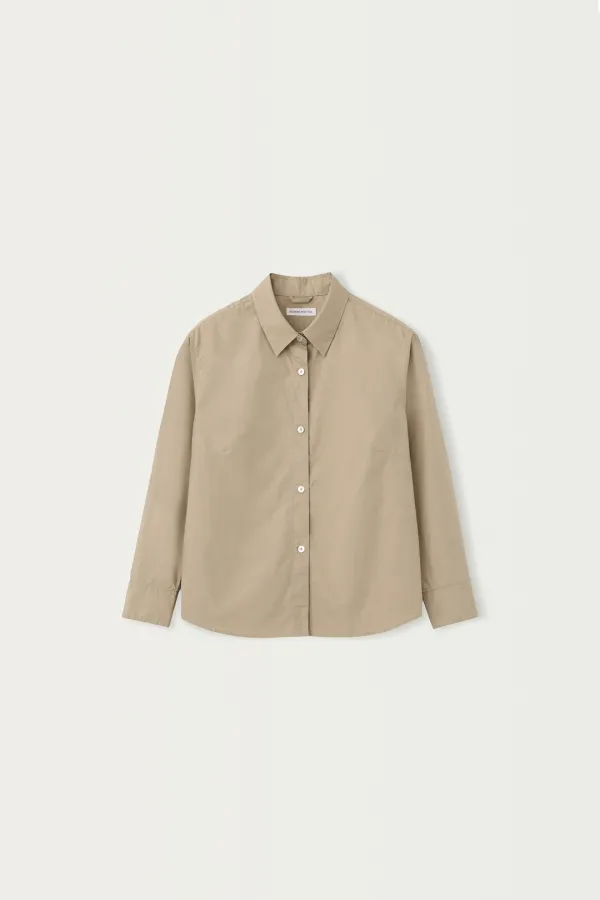 2ND / Arietta button shirt (Camel beige)