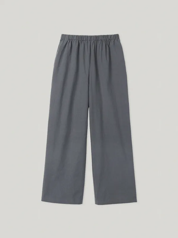 Teacup Cotton Pants Gray (2nd)
