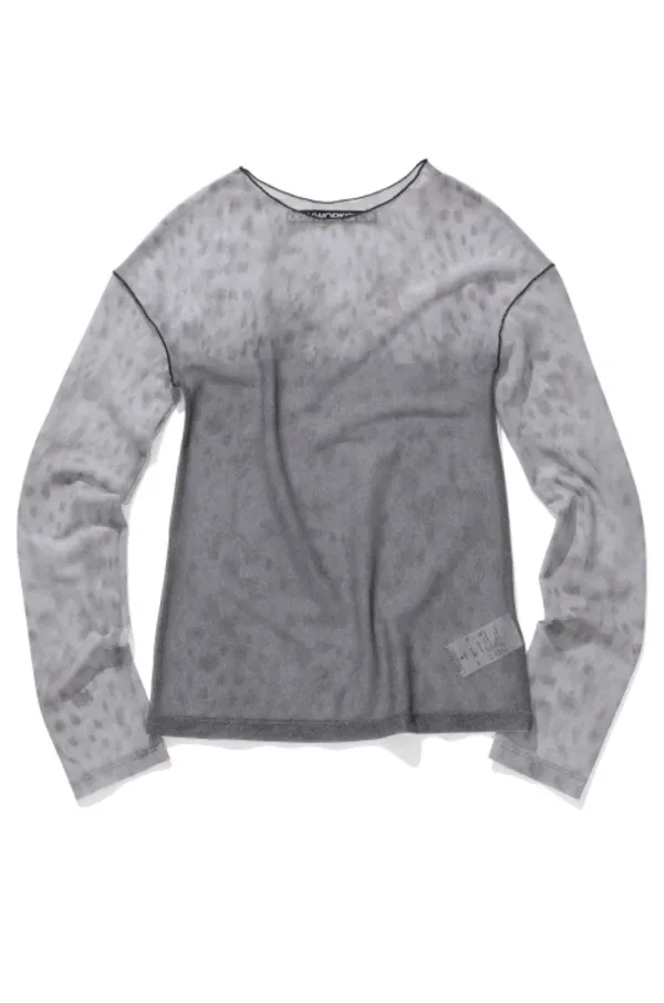 Cowhide Block Mesh Tee