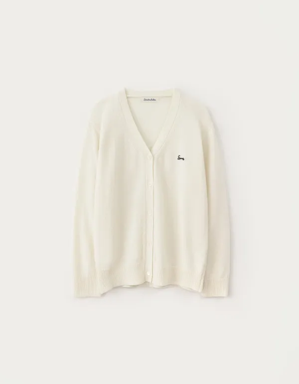 Rudy V-Neck Cardigan - Ivory