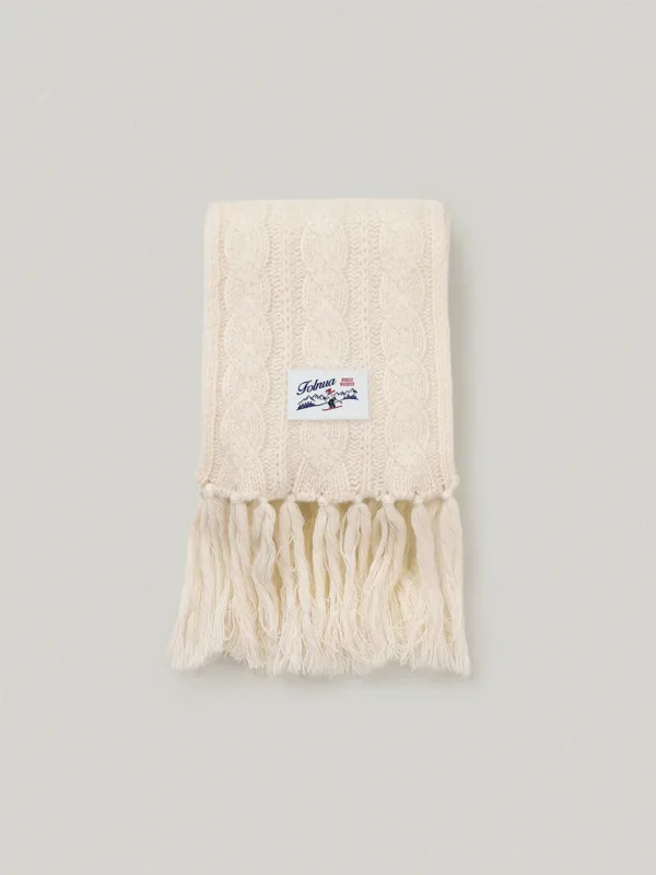 Talo Cable Muffler - Ivory탈로 케이블 머플러