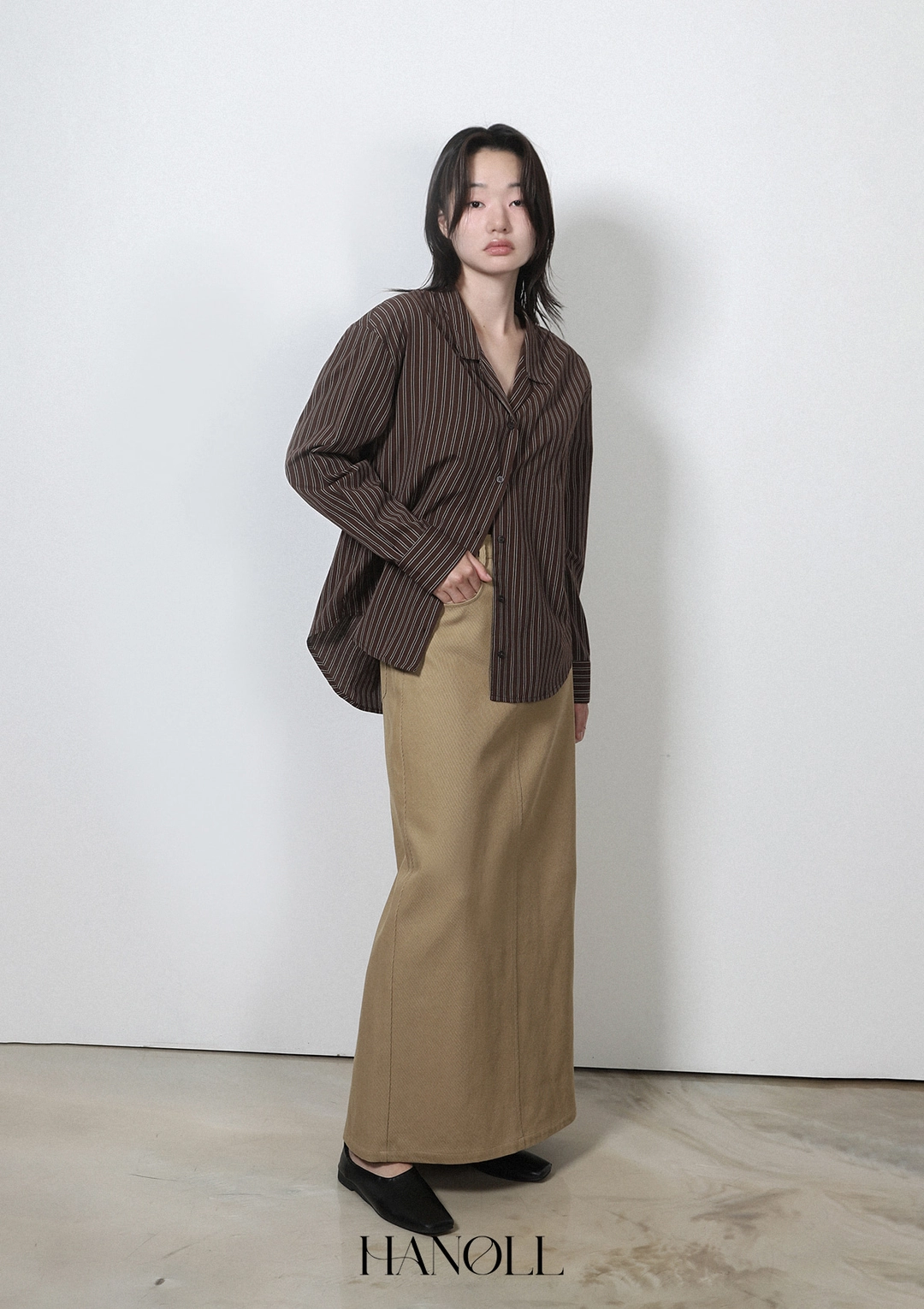 한올 Autumn Skirt (Camel) 상품 이미지 2