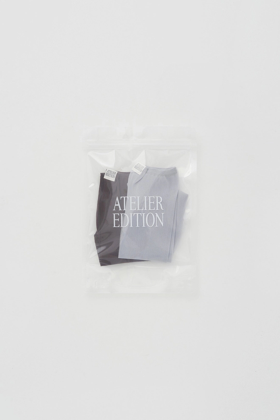 아뜰리에에디션 Sheer Mesh Socks (sky blue/brown) 상품 이미지 1