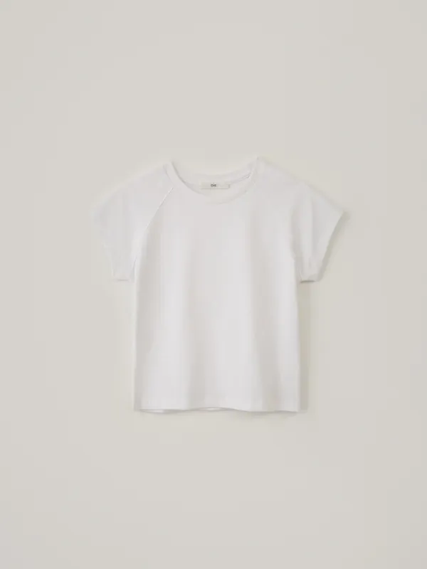 [6.5 예약 배송] Raglan Short Sleeve T-Shirt - White