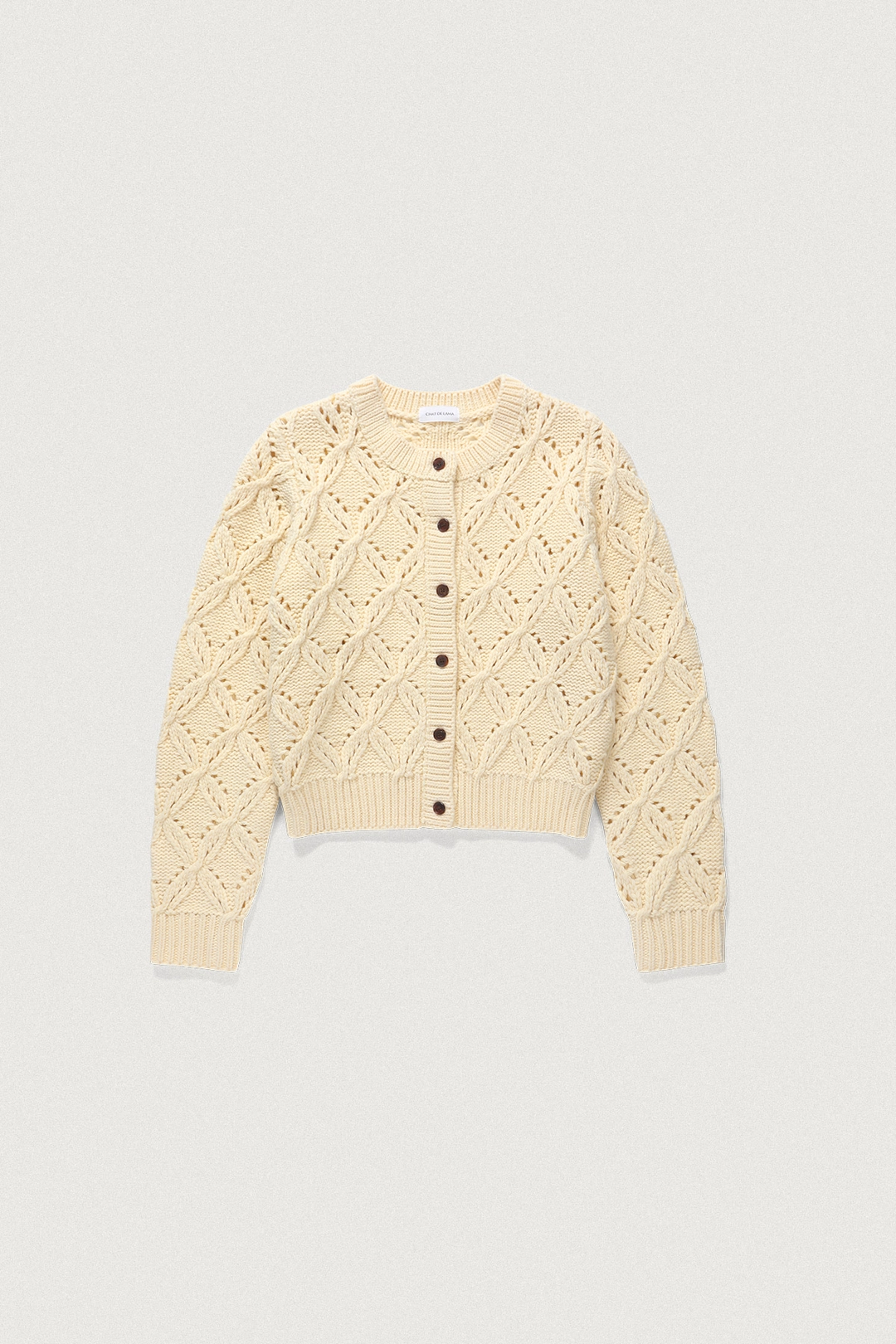 샤드라마 GENTLE WOOL TWIST CARDIGAN [VANILLA] 상품 이미지 1