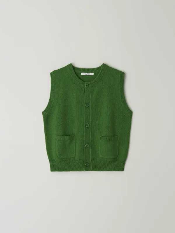 Margaret wool vest_green