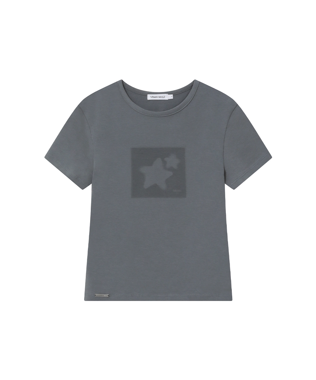 미세키서울 Midnight stars fitted short sleeve CHARCOAL 상품 이미지 1