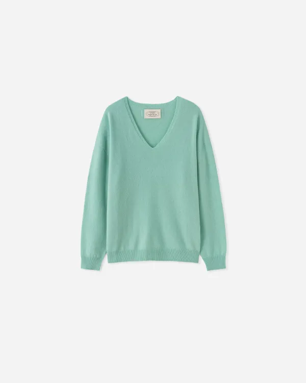 Lei Wool V-neck Knit